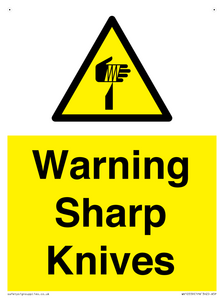 Warning Sharp Knives
